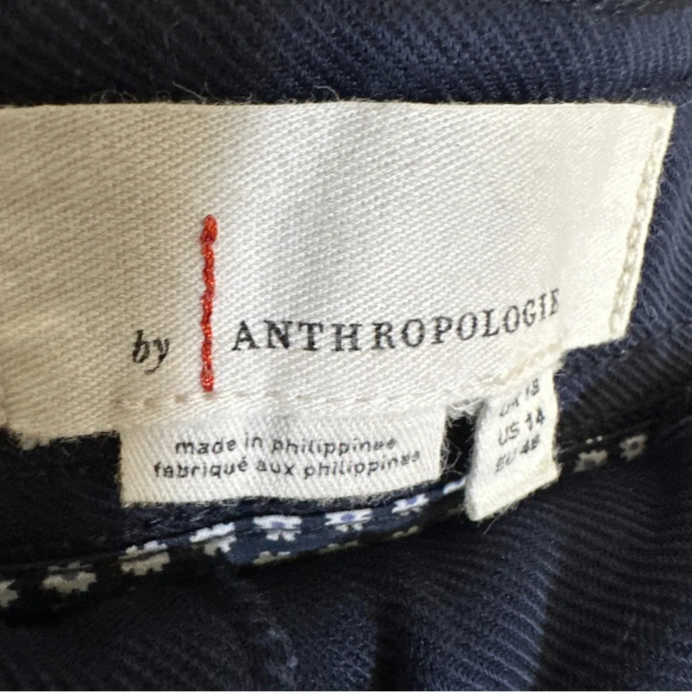 EUC Anthropologie Womens Navy Blue Pants‎